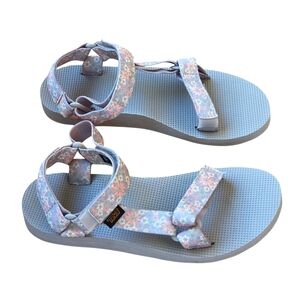 Teva Women's Original Universal Wildflower Sandal 7 Pastel Yellow Orange